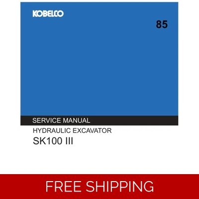 KOBELCO SK100 III WORKSHOP REPAIR MANUAL
